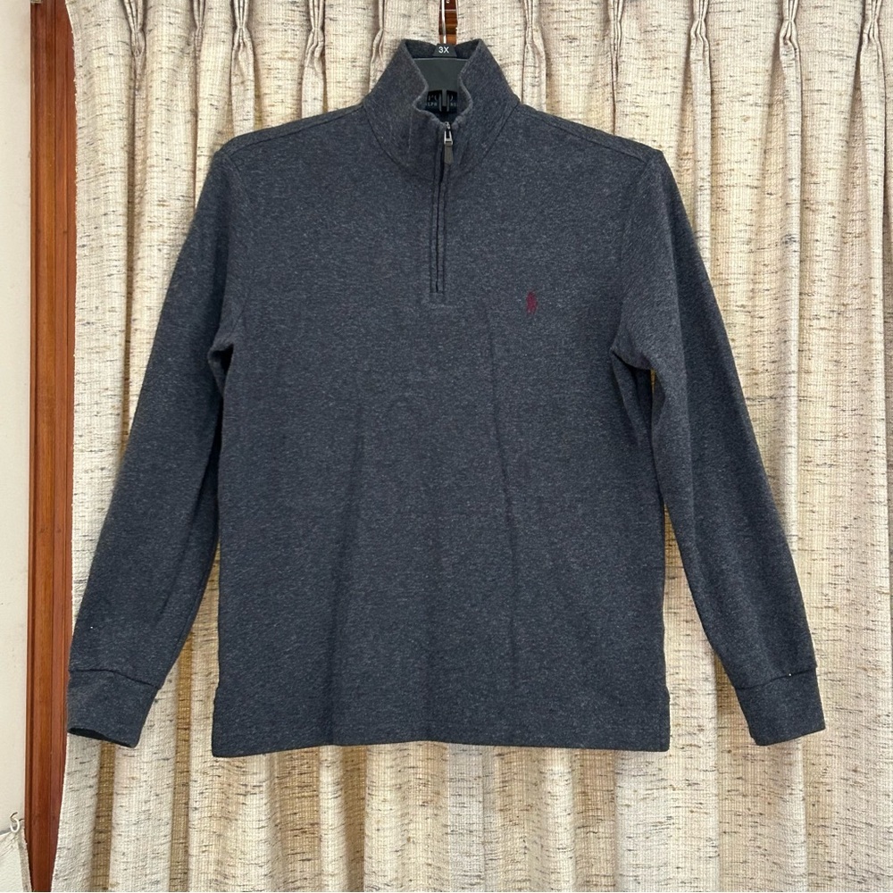 Polo Ralph Lauren Men’s 1/4 Zip Cotton Blend Long Sleeve Pullover